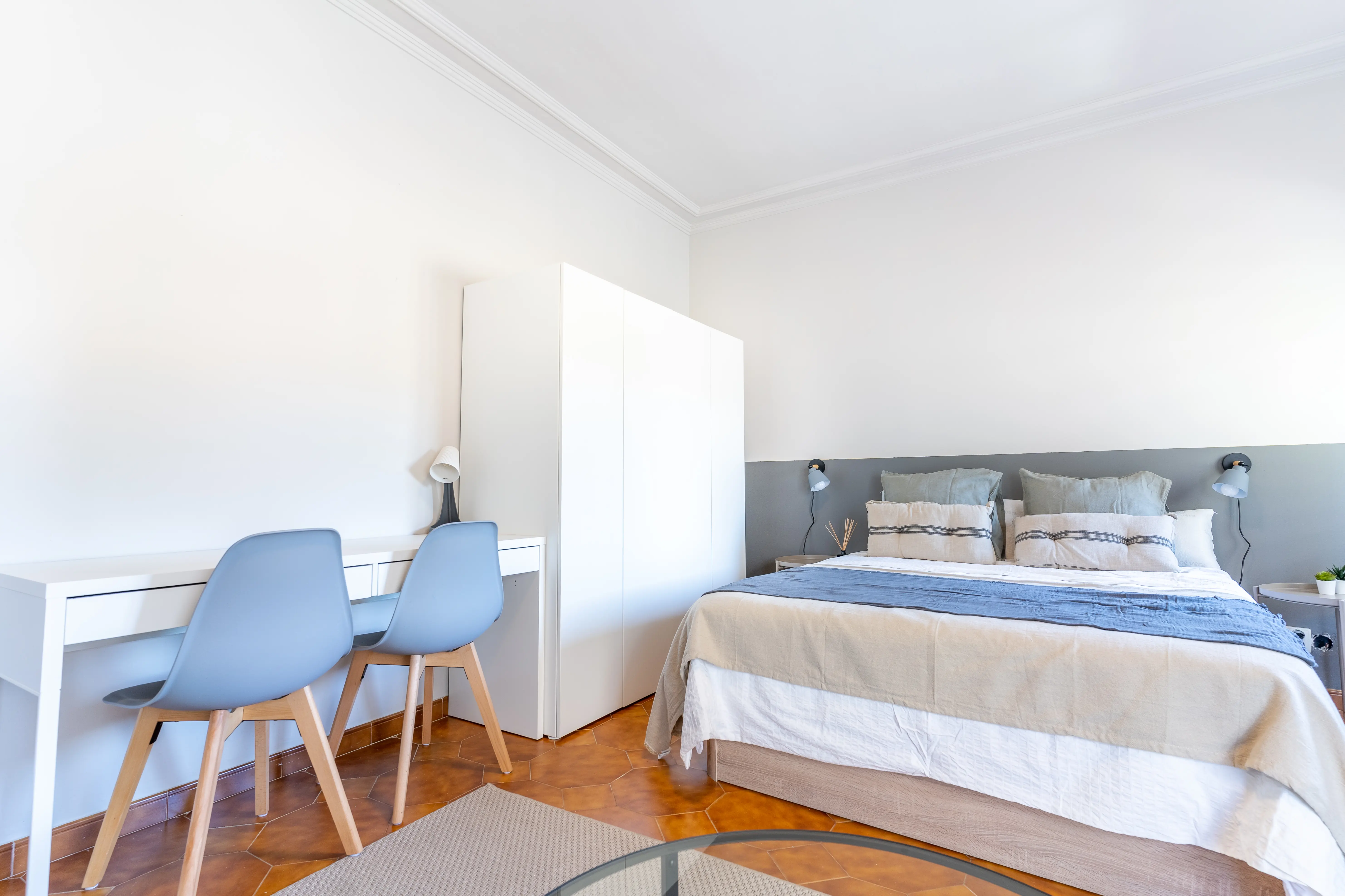 Habitación doble en Gràcia