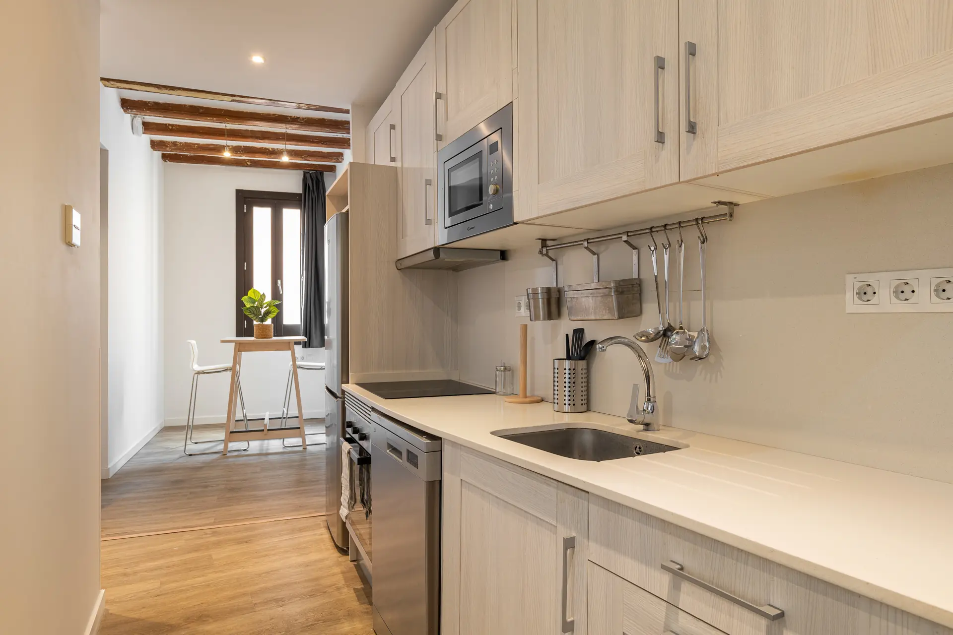 Habitación doble en El Raval