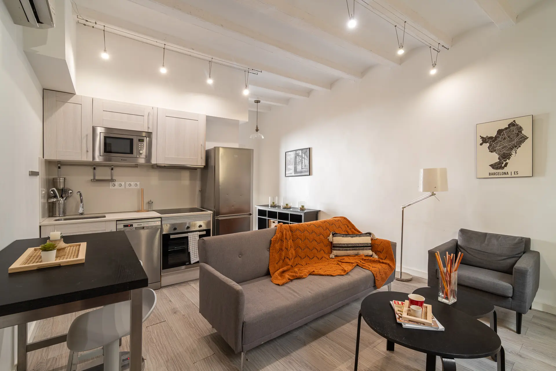 Habitación doble en El Raval