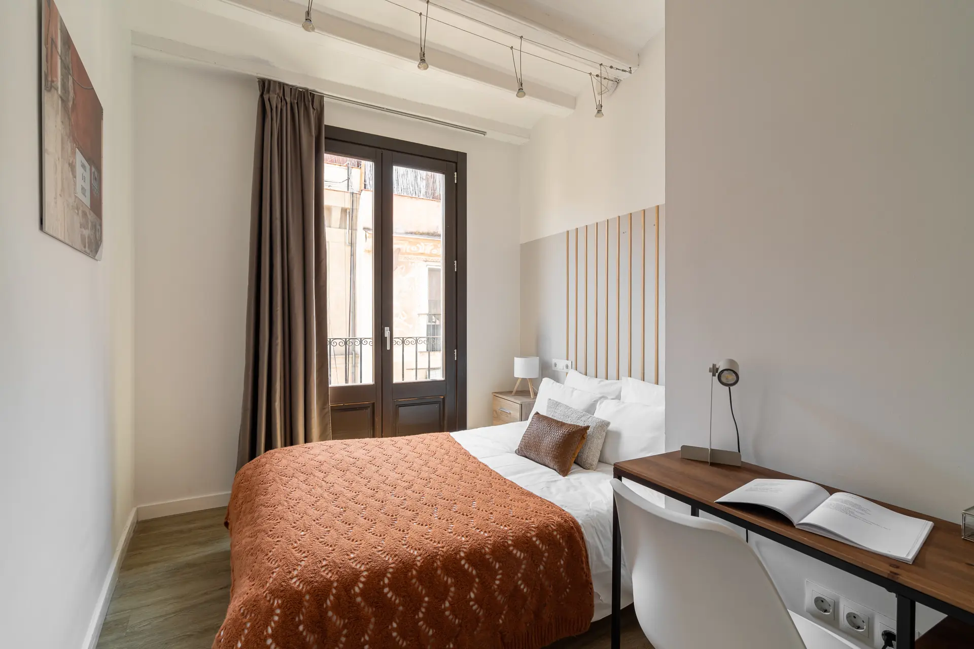 Habitación doble en El Raval