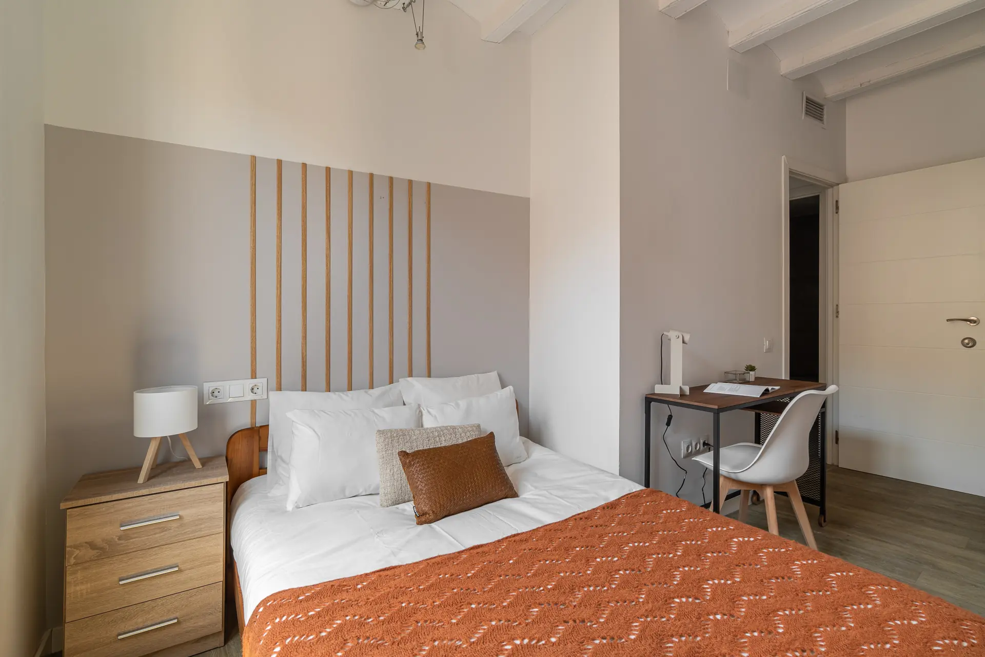 Habitación doble en El Raval