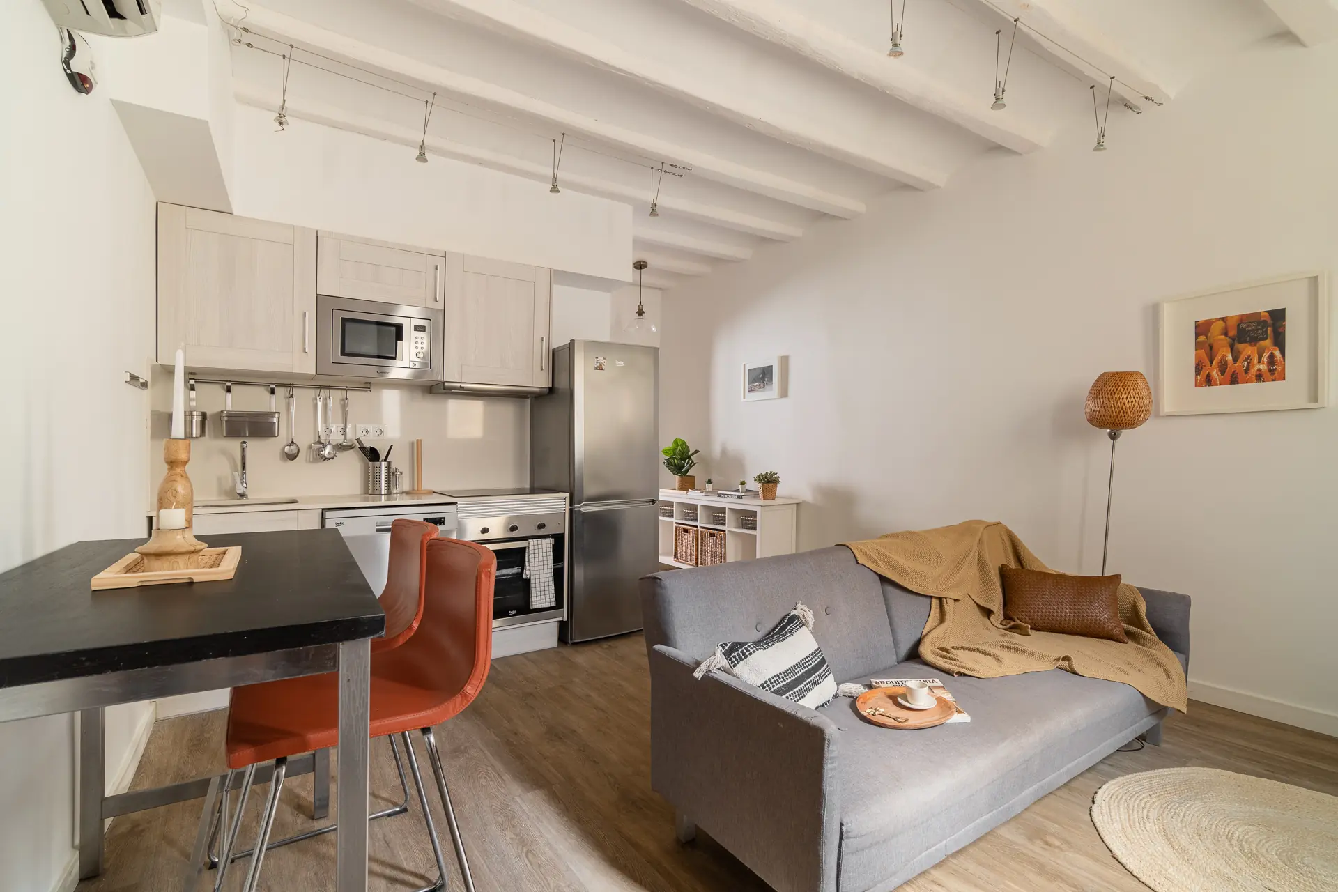 Habitación doble en El Raval