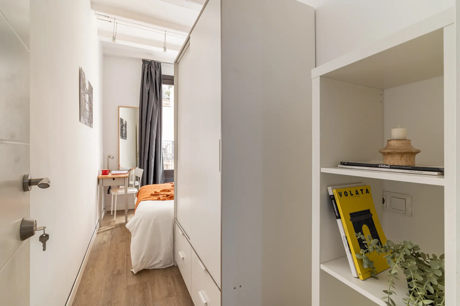 Habitación doble en El Raval