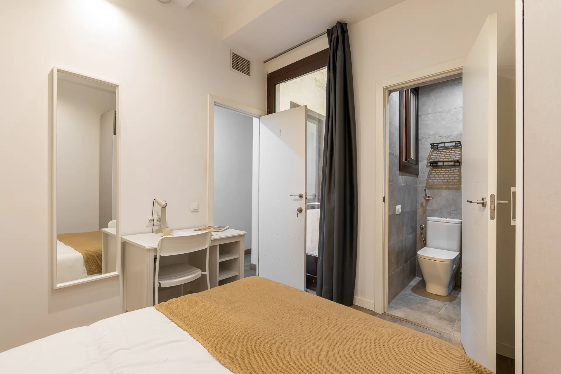 Habitación doble en El Raval