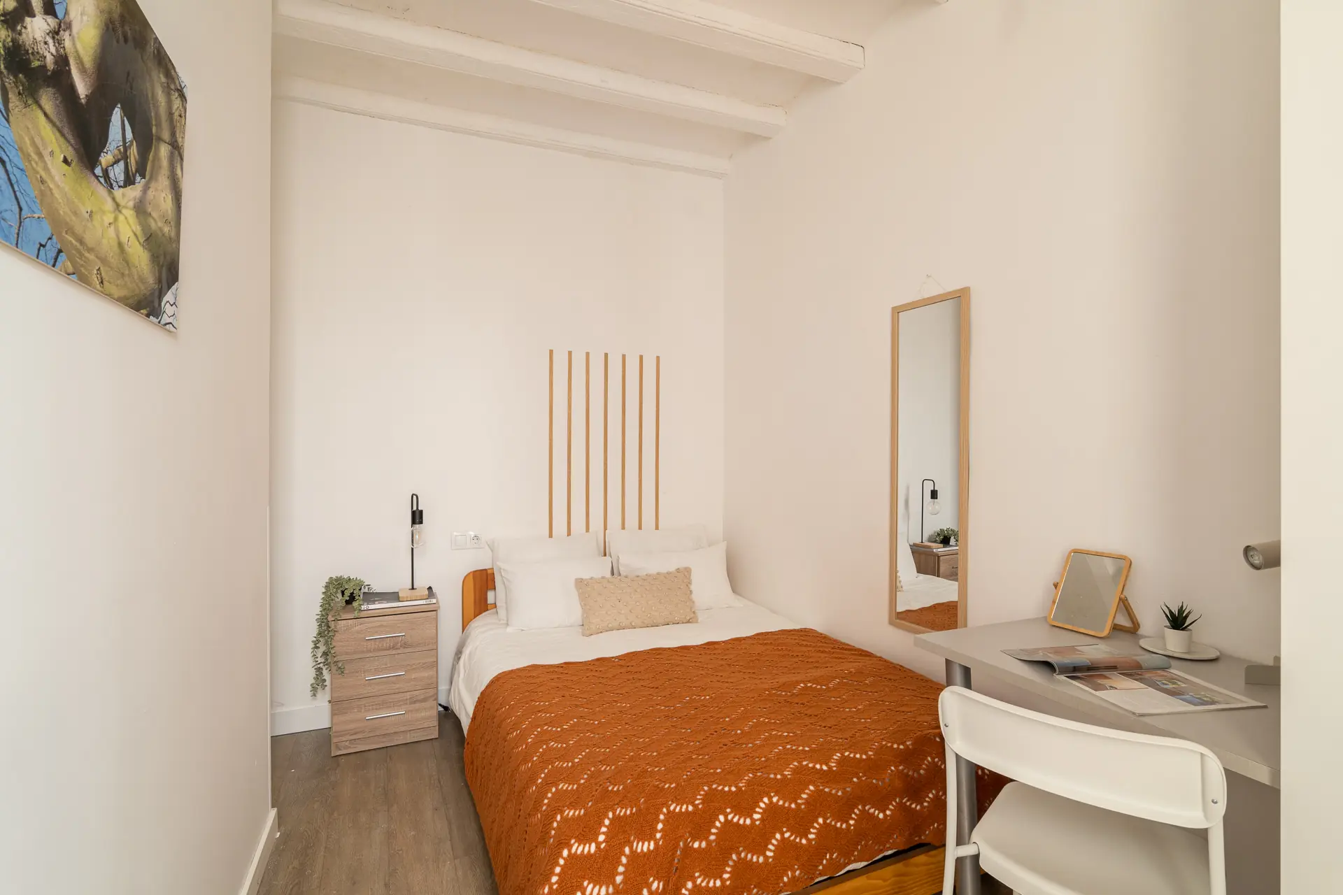Habitación doble en El Raval