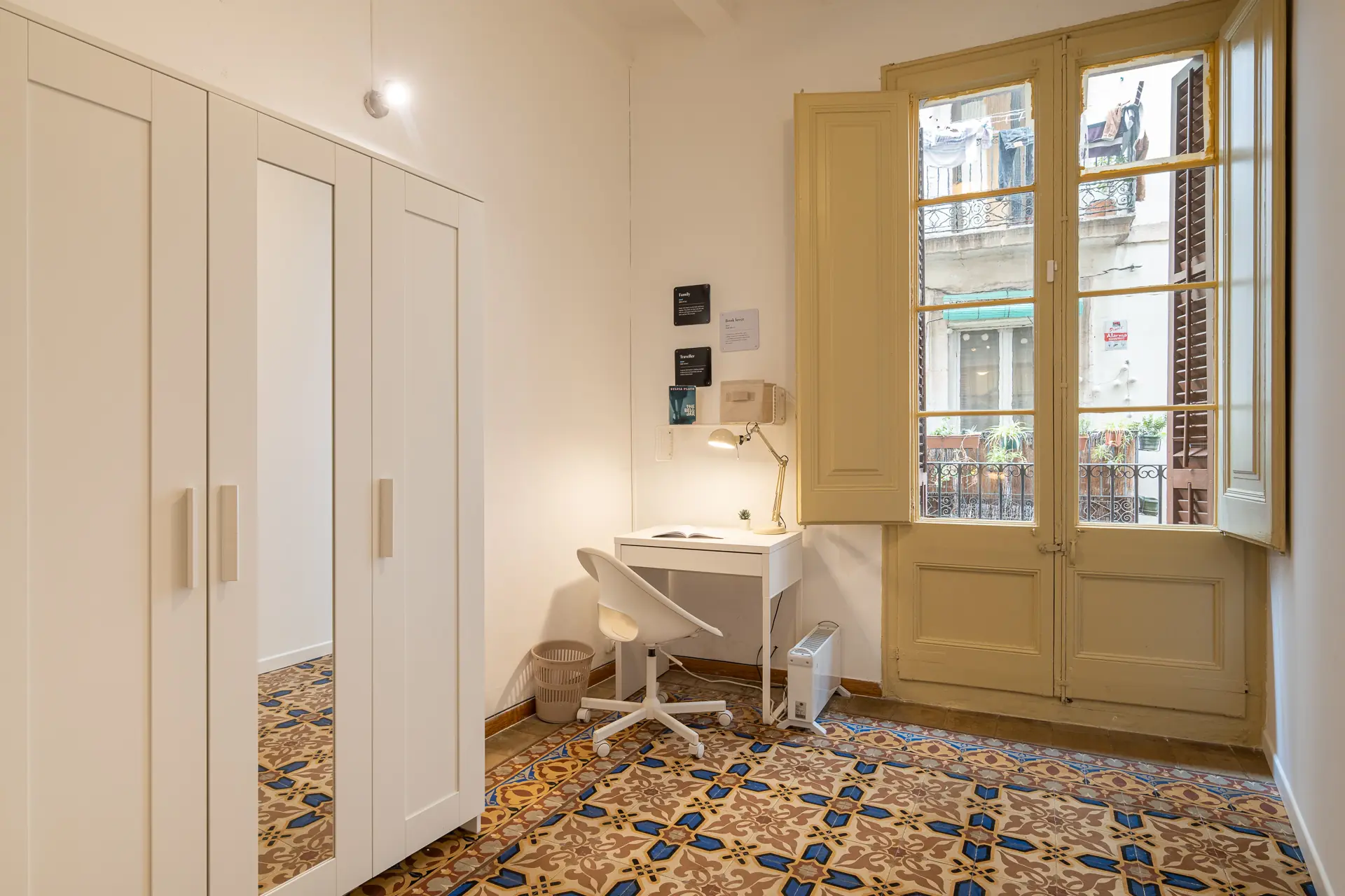 Habitación doble en El Raval