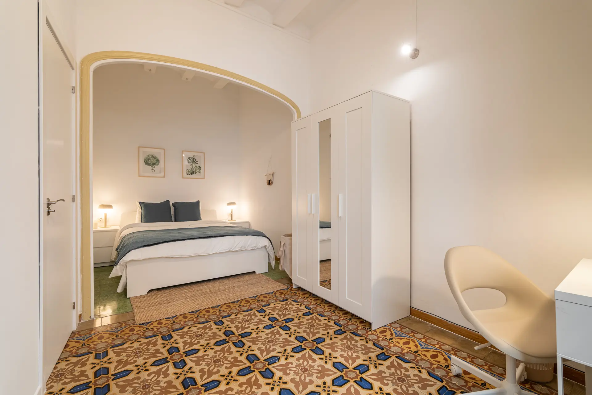 Habitación doble en El Raval