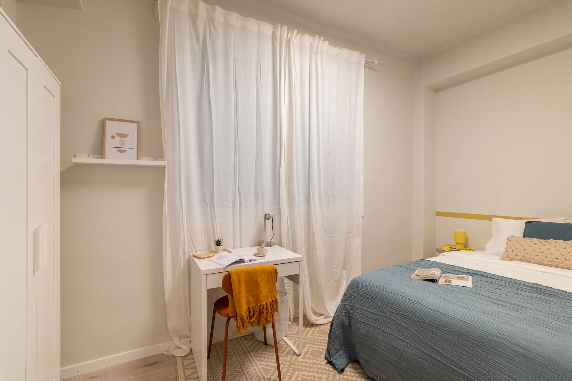 Habitación doble en Les Corts