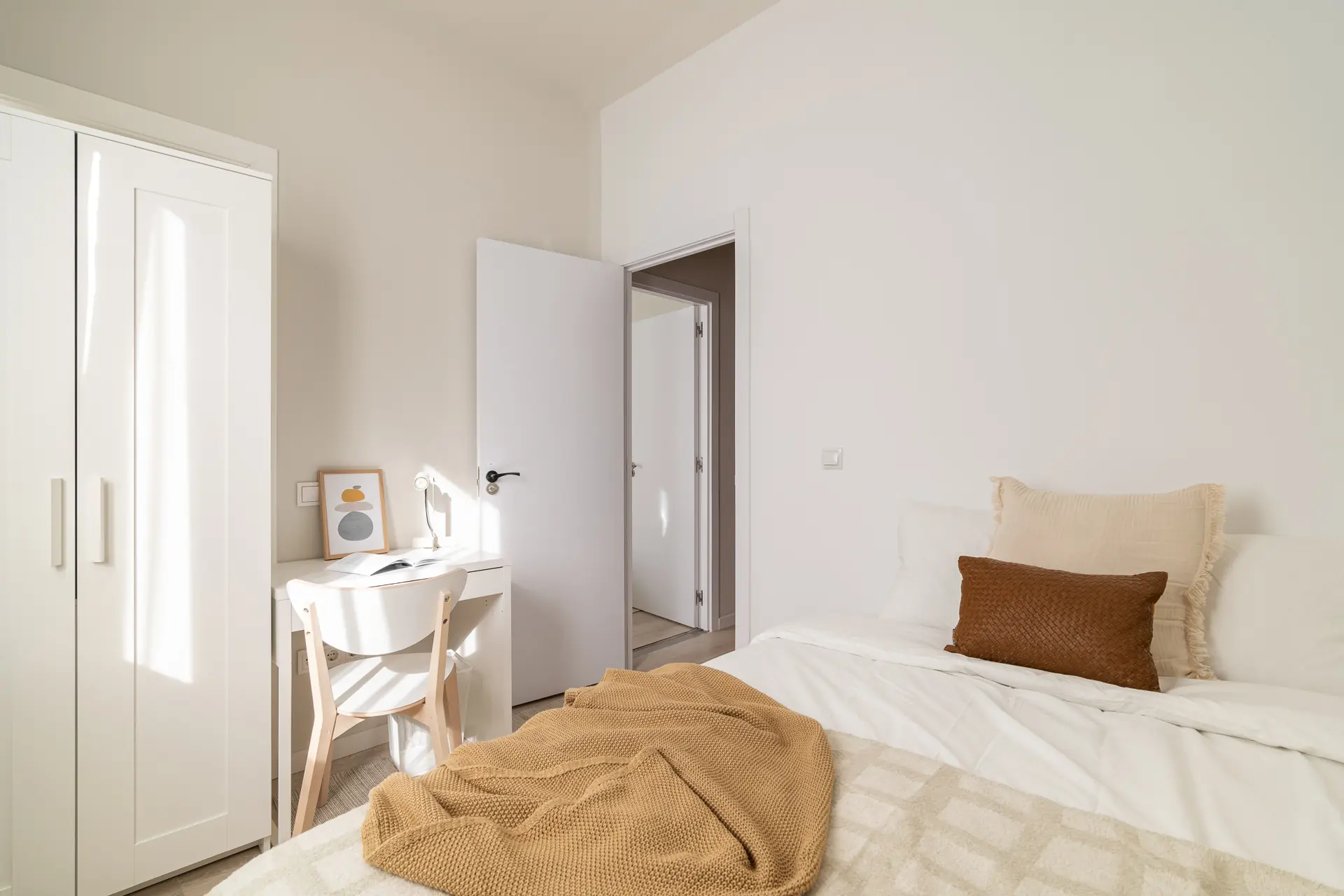 Habitación doble en Les Corts