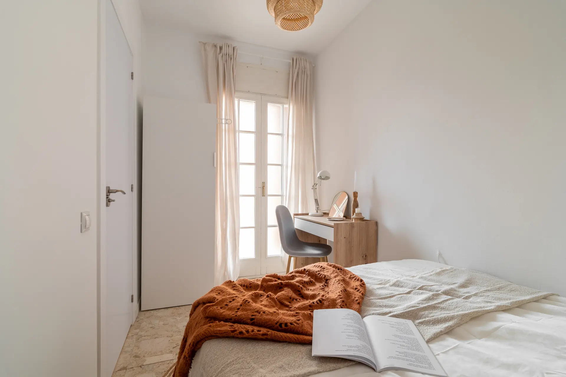 Habitación doble en La Bordeta