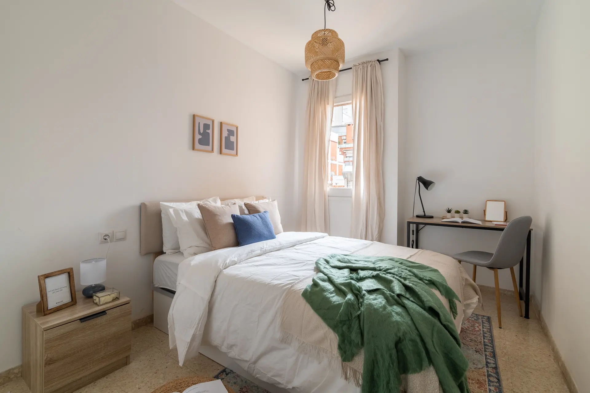 Habitación doble en La Bordeta